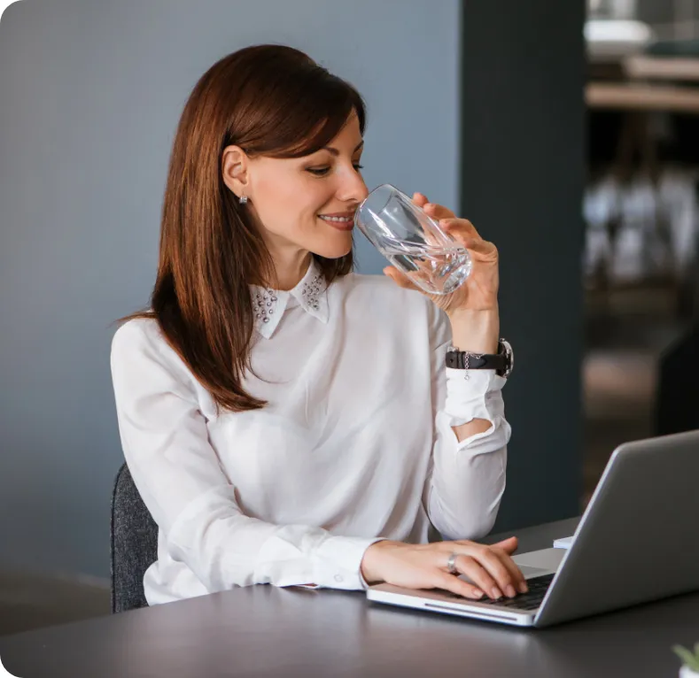 Girl Drinking Water